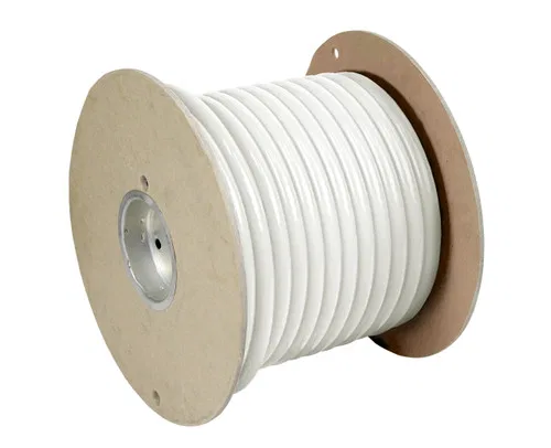 WUL6WH-100 – PACER Battery Cable, Without Terminal White Negative 6 Gauge 600 Volts Tinned Copper Conductor/ PVC Insu...